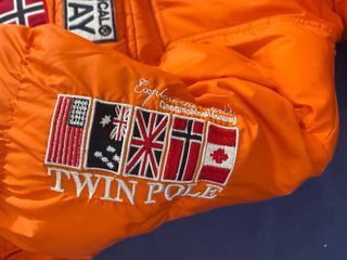 Abrigo Geographical Norway Naranja