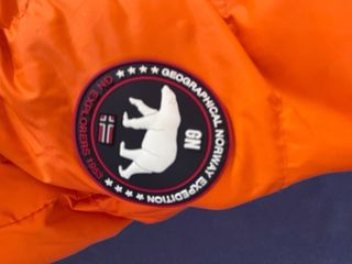 Abrigo Geographical Norway Naranja
