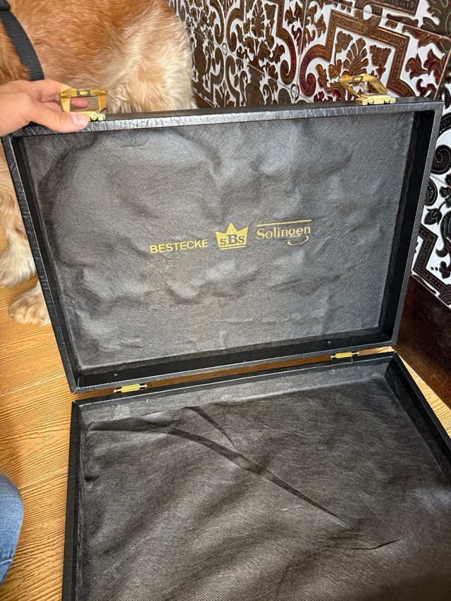 Maletín de piel negro