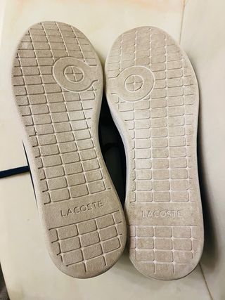 Scarpe uomo Lacoste blu taglia 44 in pelle
