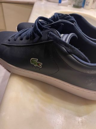 Scarpe uomo Lacoste blu taglia 44 in pelle
