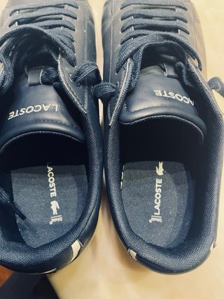 Scarpe uomo Lacoste blu taglia 44 in pelle