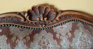 Divano letto e 2 poltrone stile Liberty
