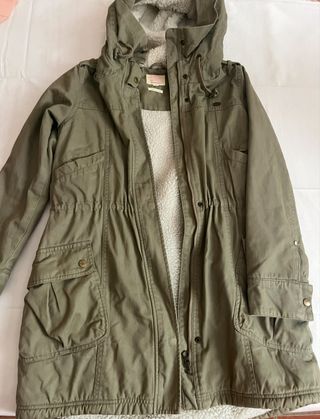 Abrigo Quiksilver Mujer Talla S/M Verde Oliva