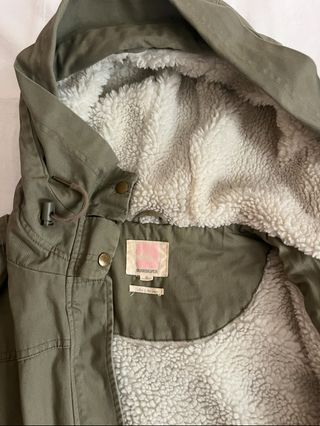 Abrigo Quiksilver Mujer Talla S/M Verde Oliva