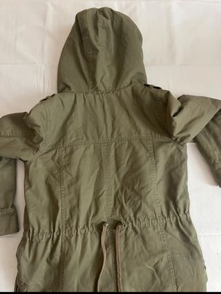 Abrigo Quiksilver Mujer Talla S/M Verde Oliva