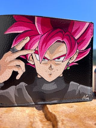 Portafoglio Dragon Ball Super dipinto a mano