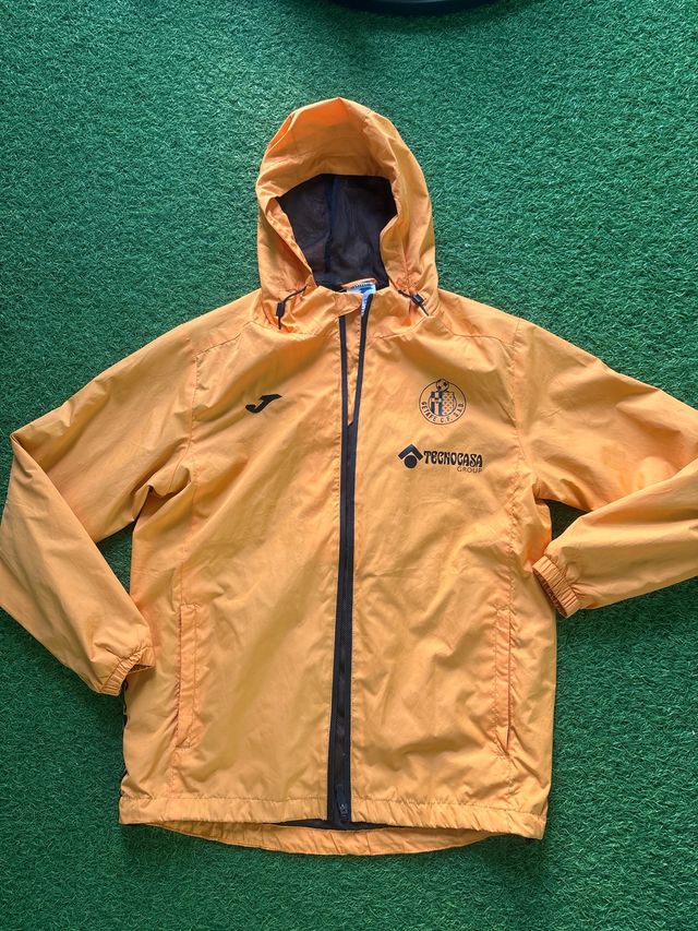 Chubasquero Joma Getafe CF Naranja Talla M 12 niño