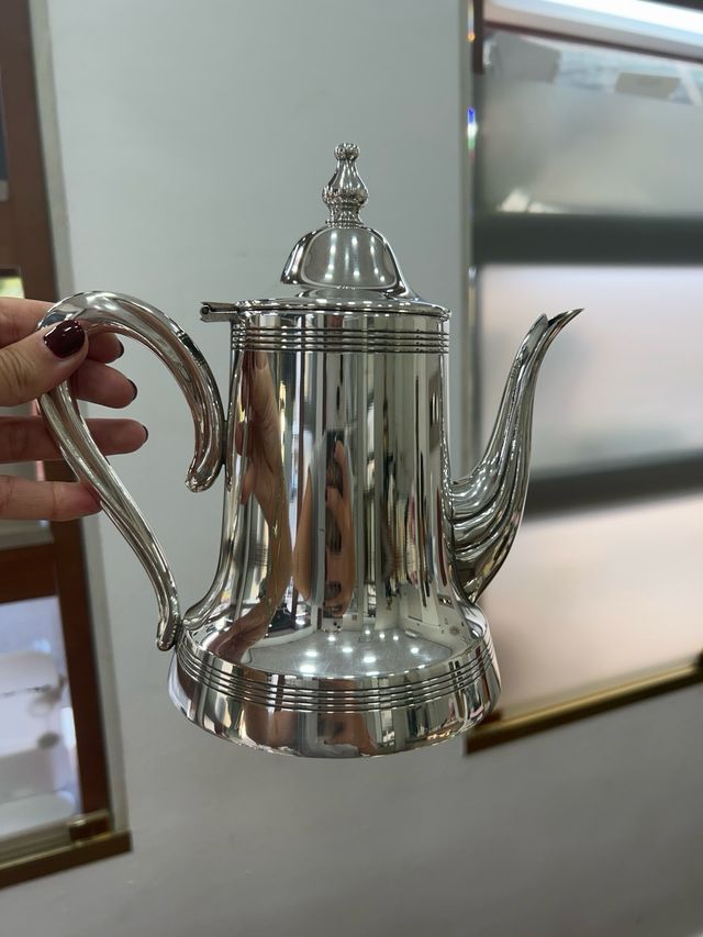 Conjunto de teteras de alpaca nuevas