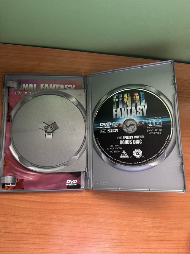 Final Fantasy La Fuerza Interior DVD