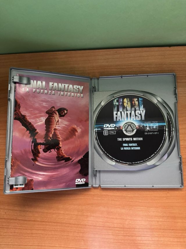 Final Fantasy La Fuerza Interior DVD