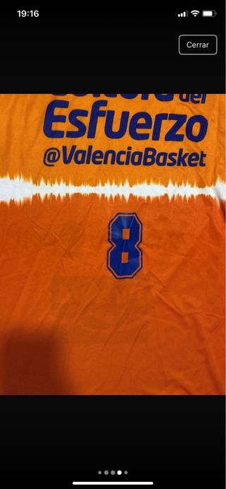 Camiseta Valencia Basket Nº 8
