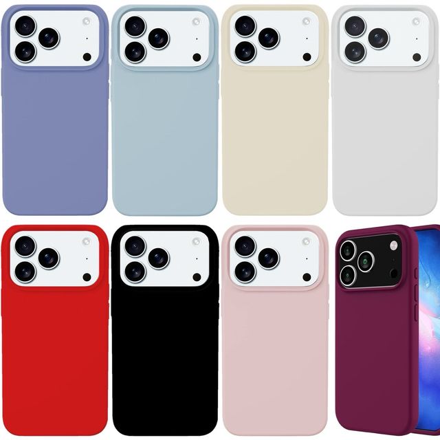 Custodia in silicone di alta qualità per iPhone 17 Pro Max