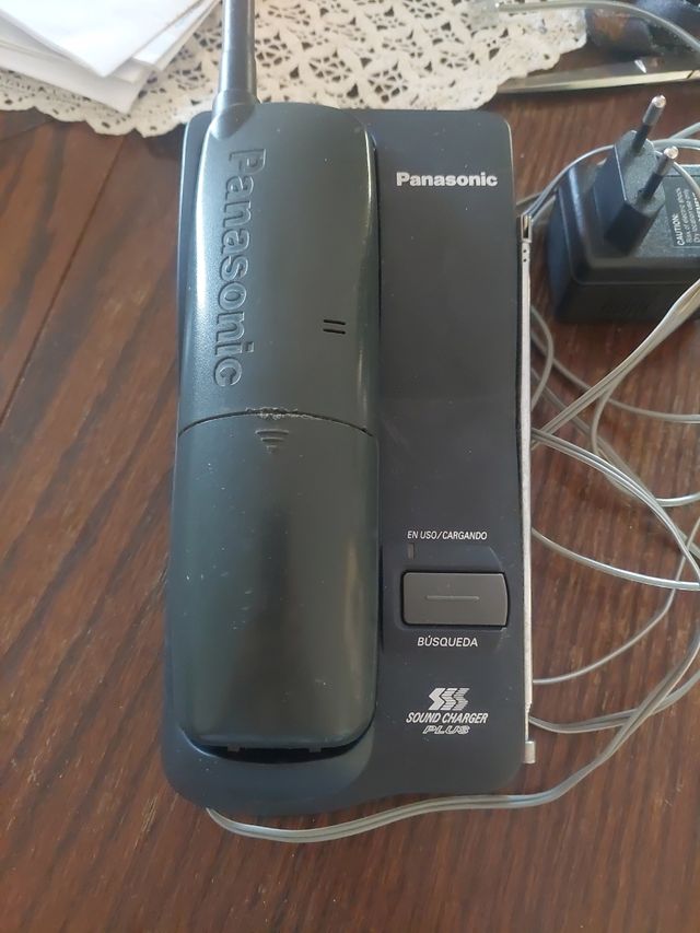 Teléfono Panasonic Negro