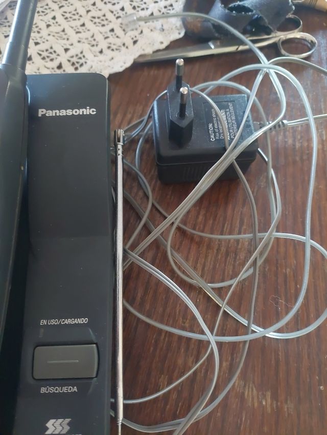 Teléfono Panasonic Negro