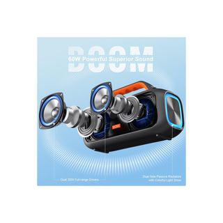 Altavoz DOSS Extreme Boom S BT Negro/Naranja