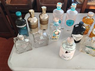 Bottiglie Gin Vuote: Brockmans, Gold, Malfy, June,