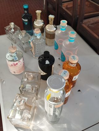 Bottiglie Gin Vuote: Brockmans, Gold, Malfy, June,