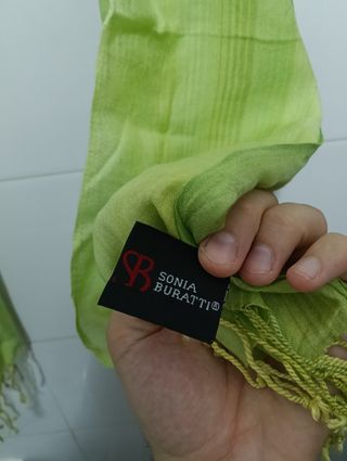 Sciarpa leggera verde