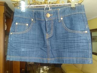 (PERFECTA) FALDA VAQUERA MINI