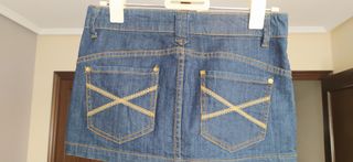 (PERFECTA) FALDA VAQUERA MINI