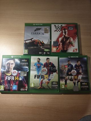 Giochi Xbox One: FIFA 14, 15, 16 + Forza ms 5