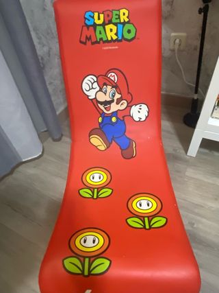 Sillón gamer X Rocker Super Mario Bros