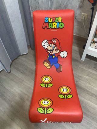 Sillón gamer X Rocker Super Mario Bros