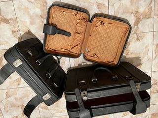 Juego de 3 maletas negras