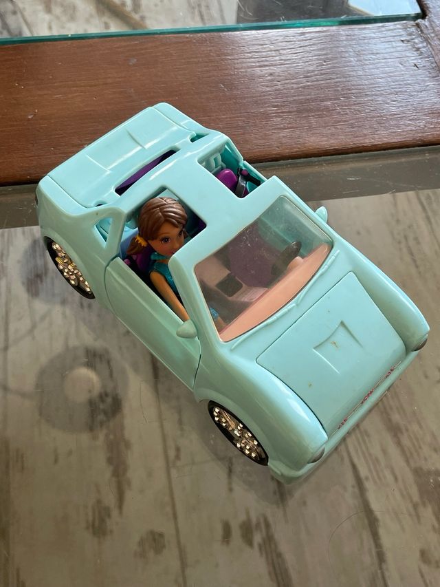 Coche azul Polly Pocket