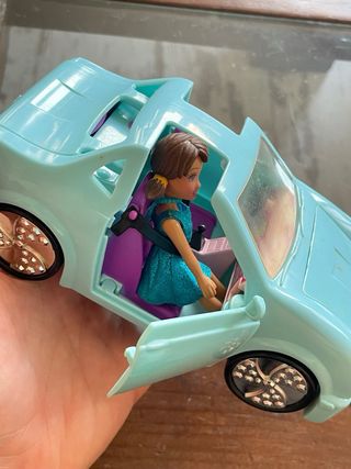Coche azul Polly Pocket