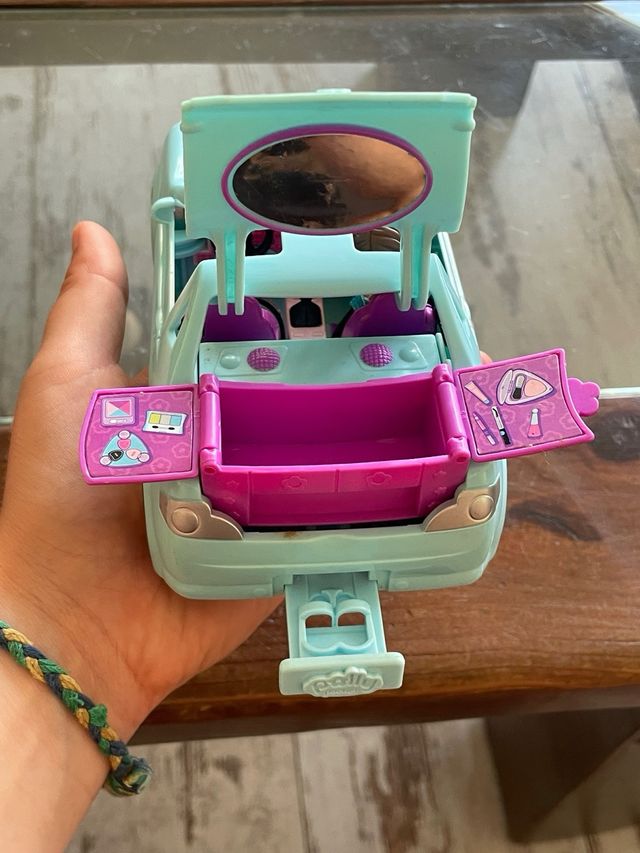 Coche azul Polly Pocket