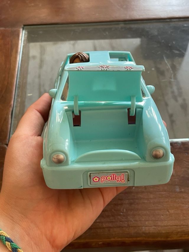 Coche azul Polly Pocket