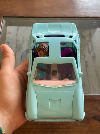 Coche azul Polly Pocket