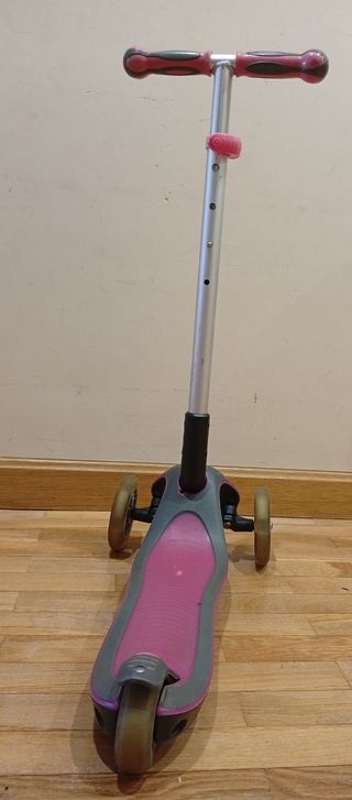 Patinete Globber 3 ruedas morado 