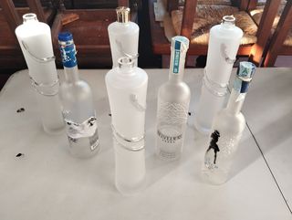 Bottiglie Vodka Vuote - Set 7 Pezzi