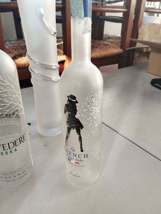 Bottiglie Vodka Vuote - Set 7 Pezzi