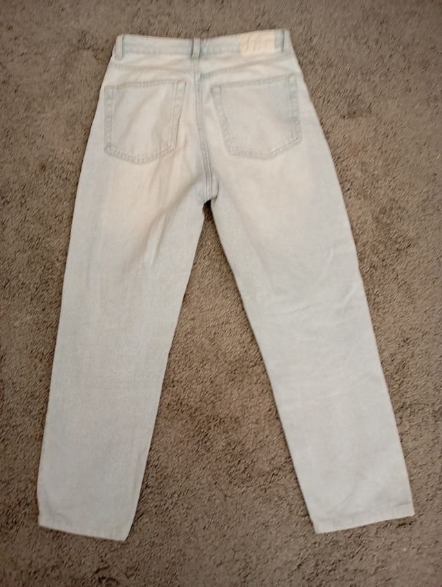 Calças de ganga azuis Bershka