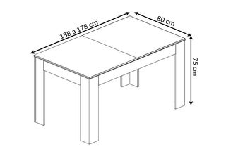 Mesa Comedor Extensible + 4 Nordicas Oferta