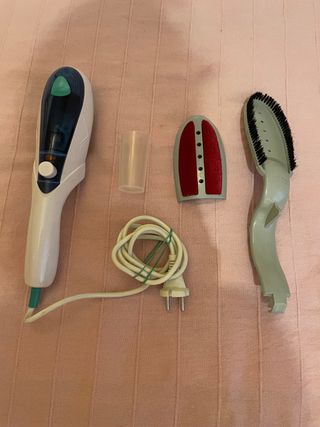 Plancha Cepillo Vapor Vertical + Accesorios