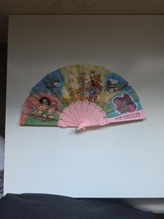 Abanico infantil Disney vintage años 70/80