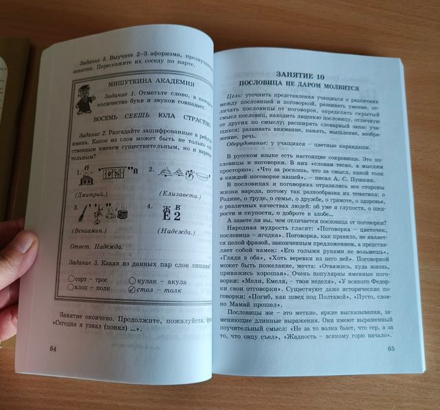 Libro manual en ruso Занимательный русский язык, 5