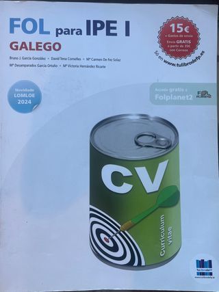 Libro FOL para IPE 1 en Gallego