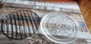 Plato microondas + rejilla grill 29cm