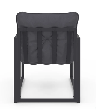 Conjunto de jardín gris metálico