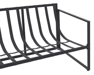 Conjunto de jardín gris metálico