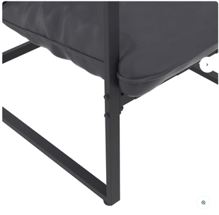 Conjunto de jardín gris metálico