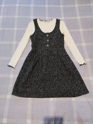 VESTIDO CON JERSEY / 10-11 AÑOS