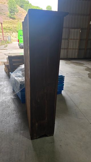 Mueble Escritorio Antiguo Madera y Metal