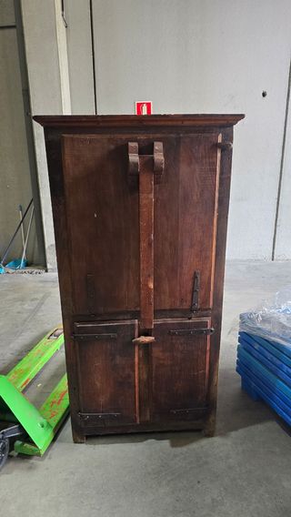 Mueble Escritorio Antiguo Madera y Metal